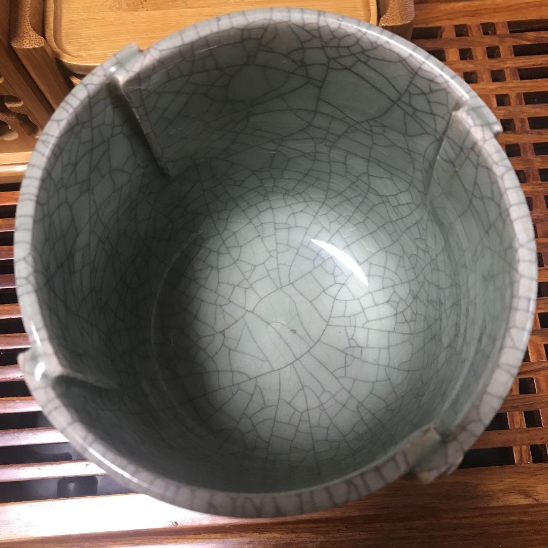 相馬焼　相馬長明　松紋　年代品