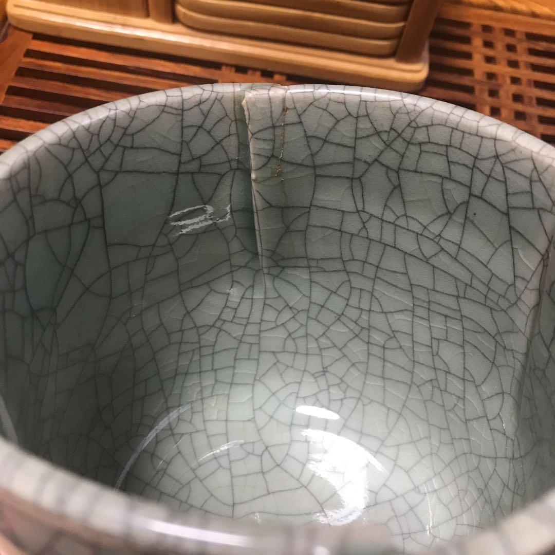 相馬焼　相馬長明　松紋　年代品