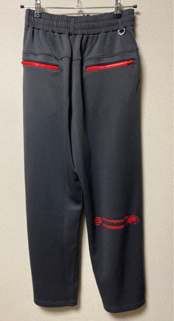 美品＊ANTIQUA GOLF × STCH＊ジップポケット ロゴ入りパンツ