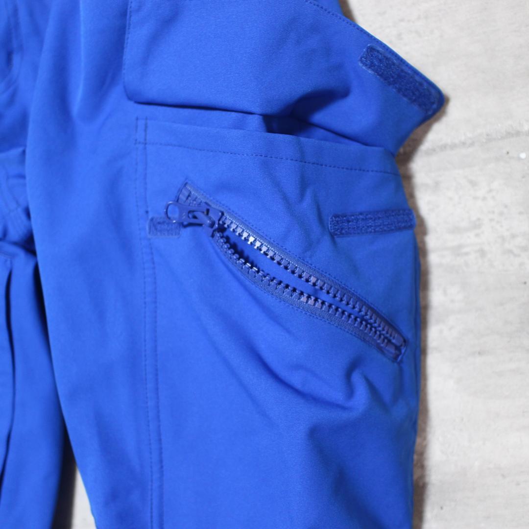 【極美品 高撥水 ストレッチ】カーゴスリム【L】BURTON スノーパンツ 青