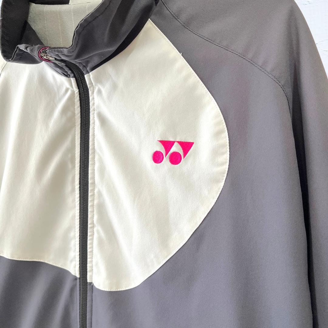 YONEX ウォームアップウェア L ヒートカプセル 白/黒/グレー/ピンク