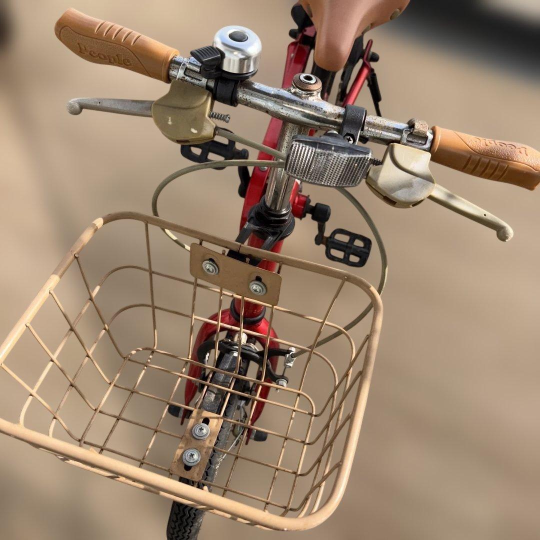 【People】ケッターサイクルII 14インチ カゴ付き