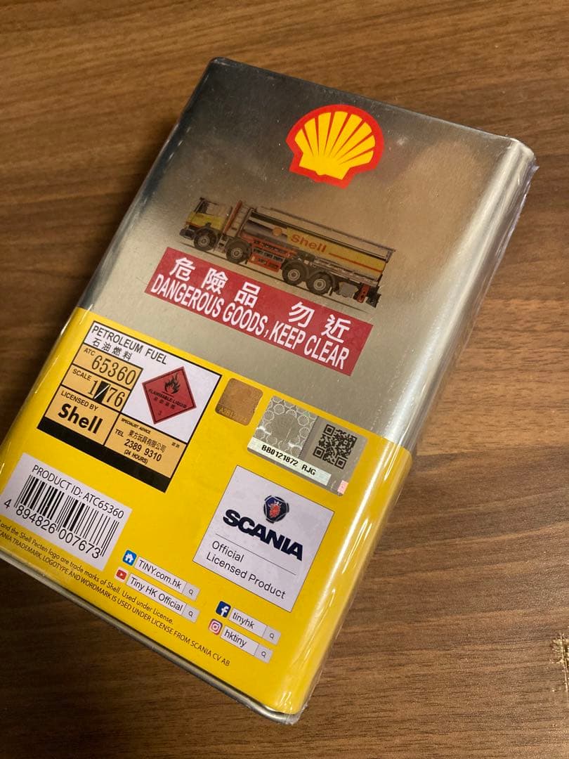 【新品】【未開封】1/76 1/72 香港 shell TINY タンクローリー
