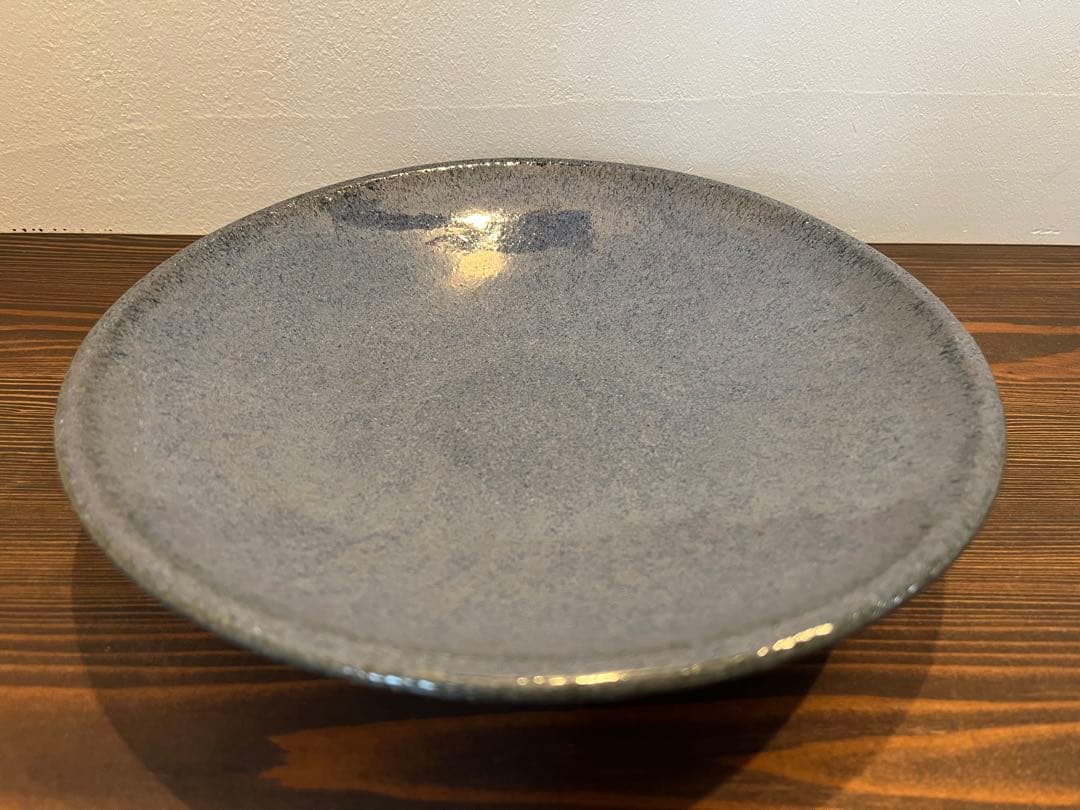 小澤基晴さん　すみれ８寸カレー皿　１枚　作家さん器　未使用品