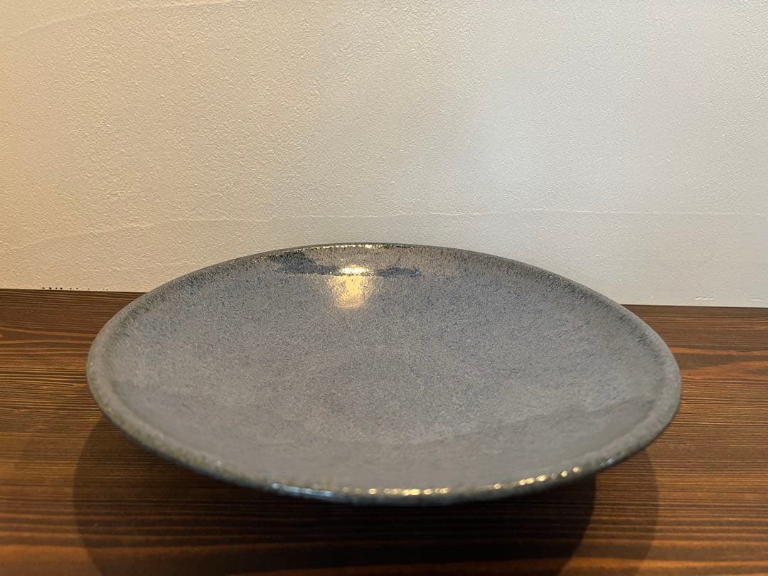 小澤基晴さん　すみれ８寸カレー皿　１枚　作家さん器　未使用品
