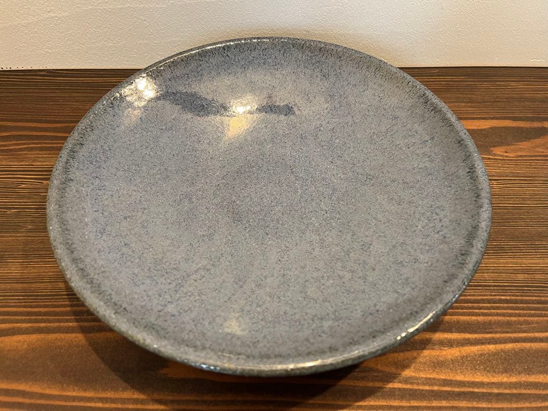 小澤基晴さん　すみれ８寸カレー皿　１枚　作家さん器　未使用品