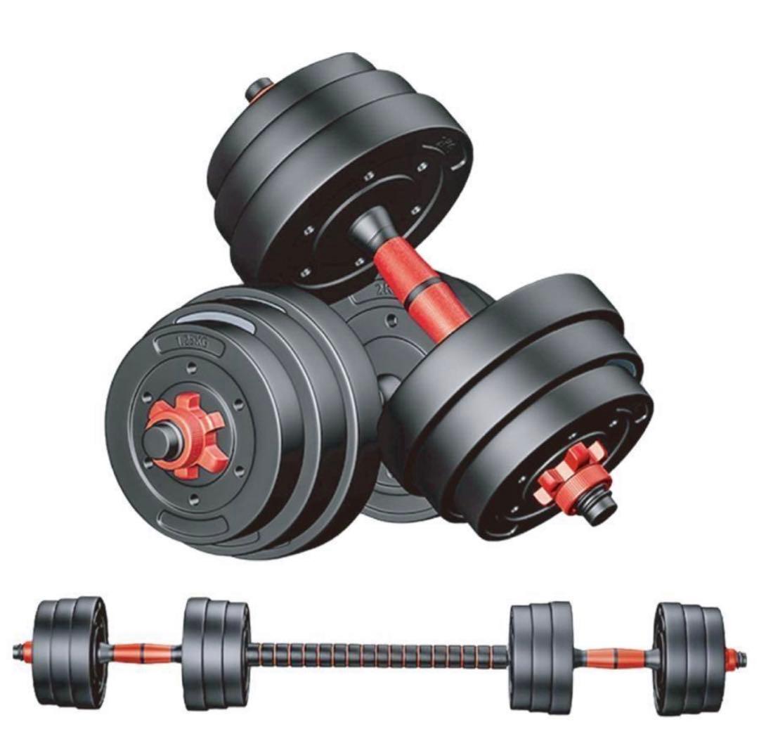 【新品】ダンベル 20kg×2個セット可変式ダンベル 40kg多機能 2個セット