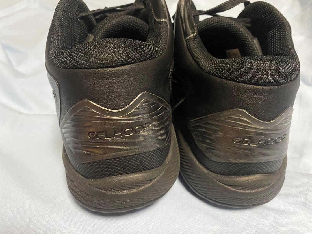 asics ゲルフープV15 バスケシューズ　バッシュ　靴黒 28cm