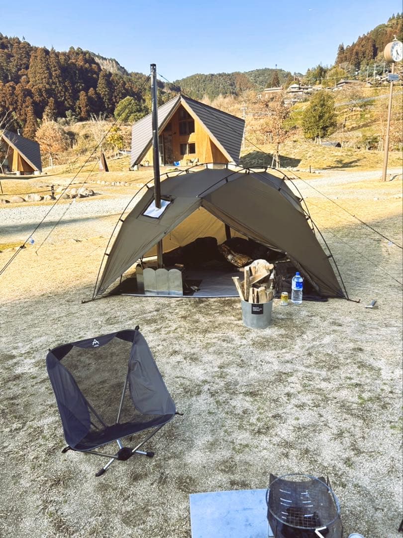 【POMOLY Dune Soloテント】【DODグランドシート 】のセット売り