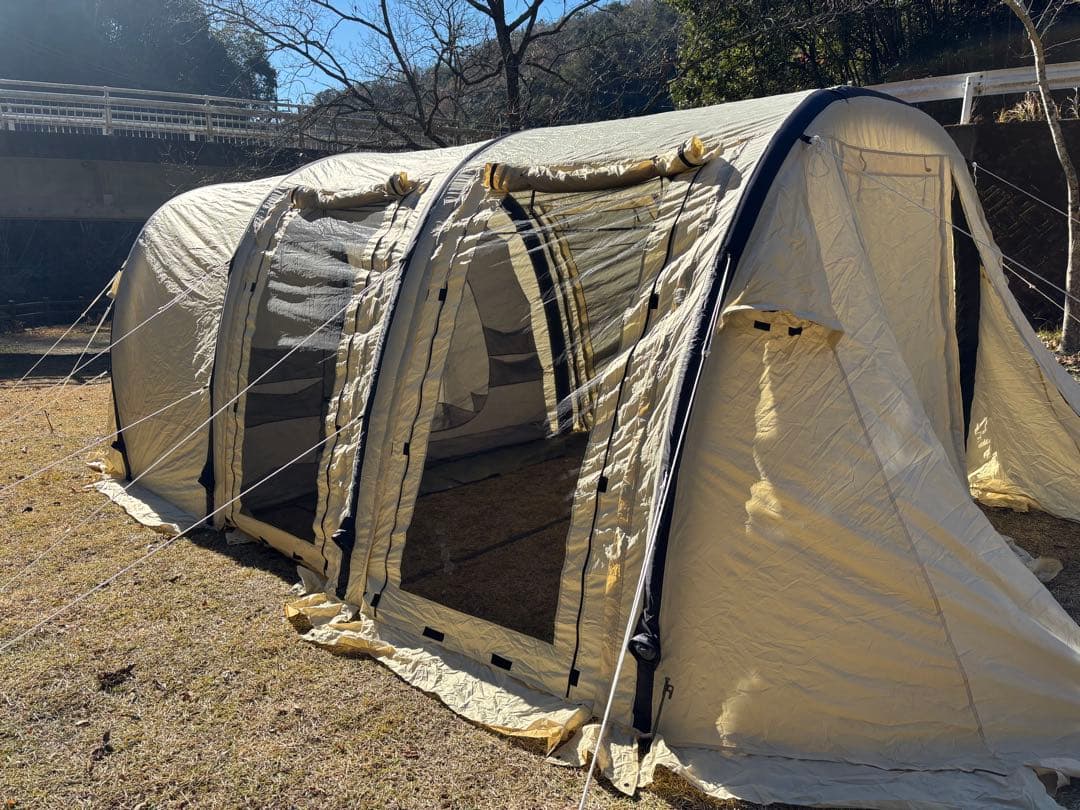 Hilander 大型ドーム型テント ベージュ