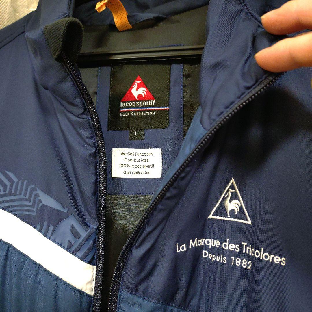 le coq sportif ゴルフジャケット L ネイビー　2WAY　ベスト