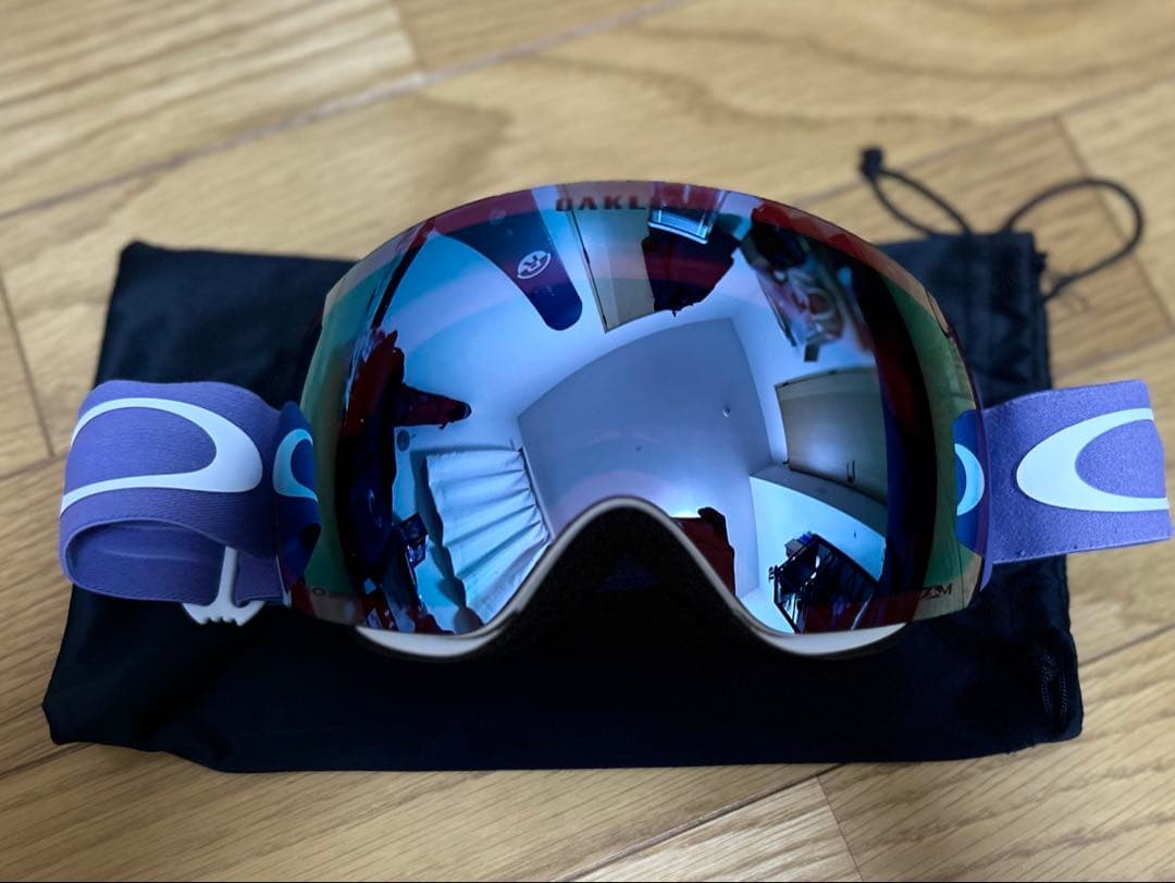 OAKLEY PRIZM 球面ゴーグル紫