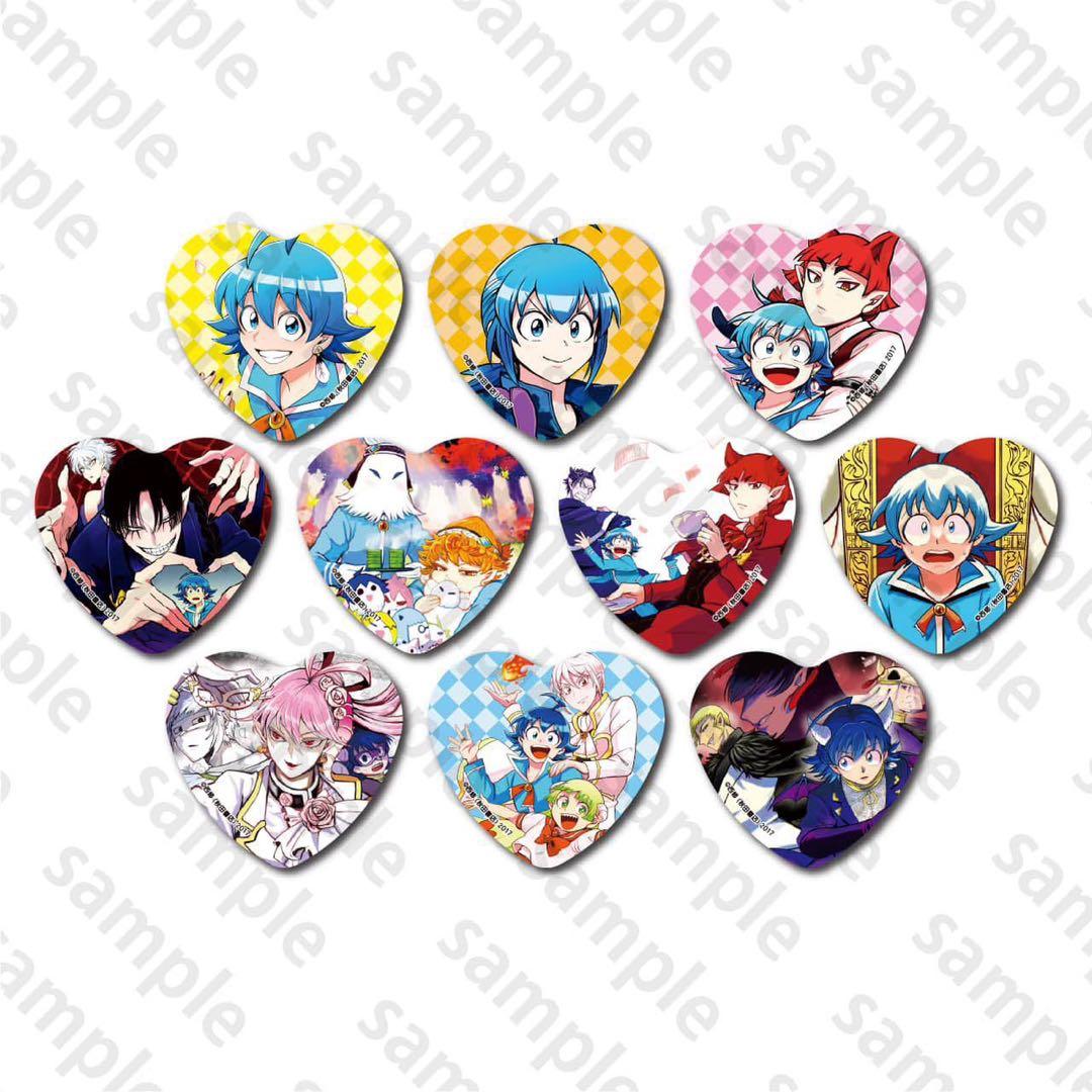 魔入りました！入間くん C102 コミケ　ハート缶バッジ　未開封