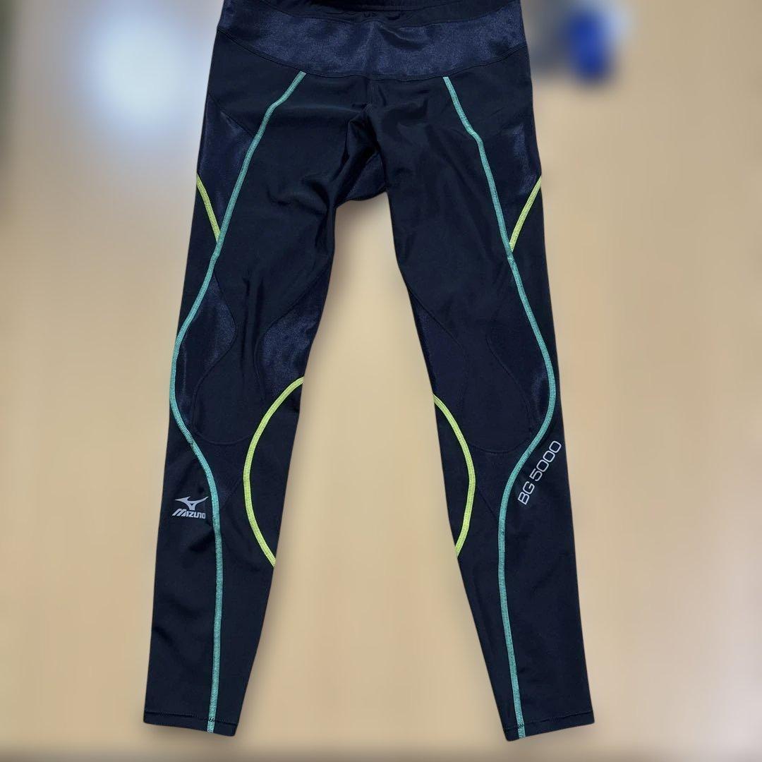 【Mizuno】❤バイオギア❤BG5000❤タイツ❤ブラック/グリーン/イエロー