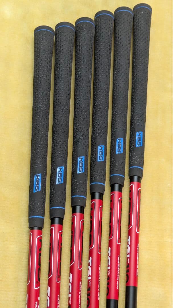 KBS TGI 110 シャフト 6本セット 美品
