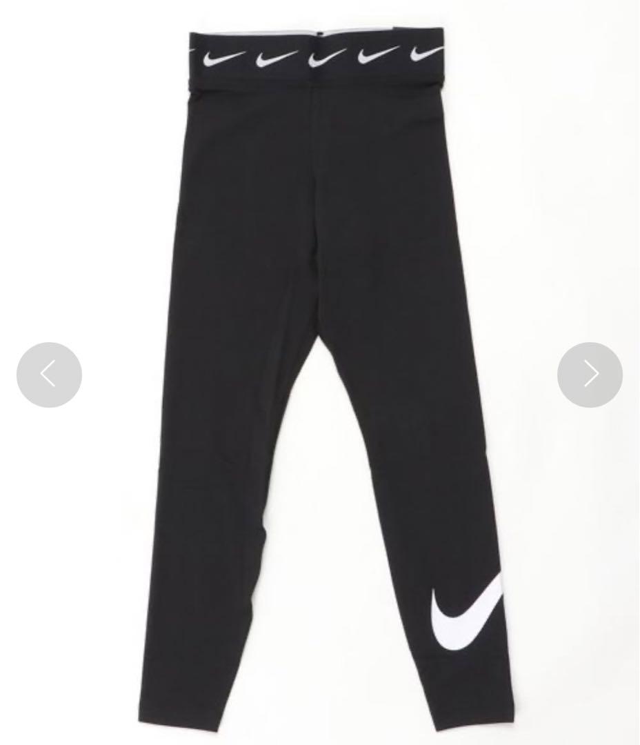 新品★Nike ナイキ スポーツブラ & レギンス 2点セット 白黒 XL
