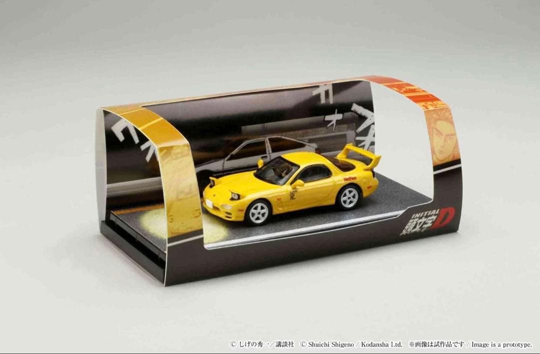 MAZDA RX-7頭文字D 高橋啓介ドライバーフィギュア付き2種類セット