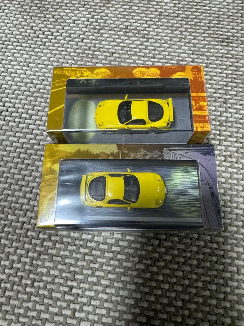 MAZDA RX-7頭文字D 高橋啓介ドライバーフィギュア付き2種類セット