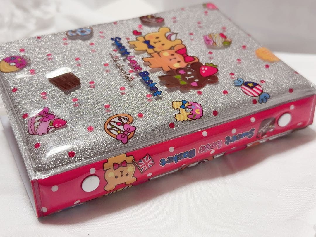 鍵付きシール帳　当時物　平成レトロ　レア　立体シール　完成品　シャカシャカ