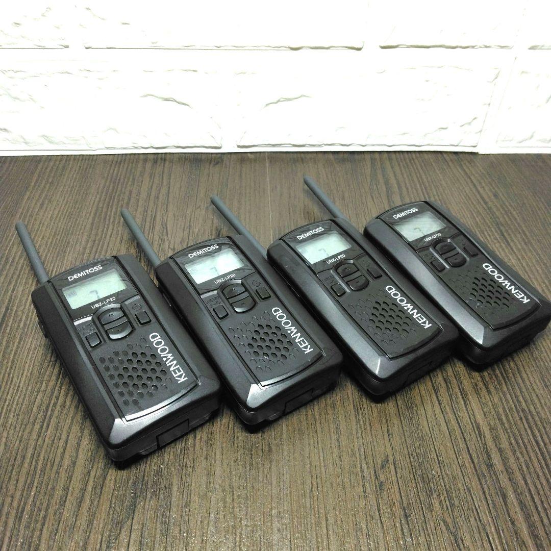 程度良好★純正フルセット KENWOOD UBZ-LP20 特小トランシーバー
