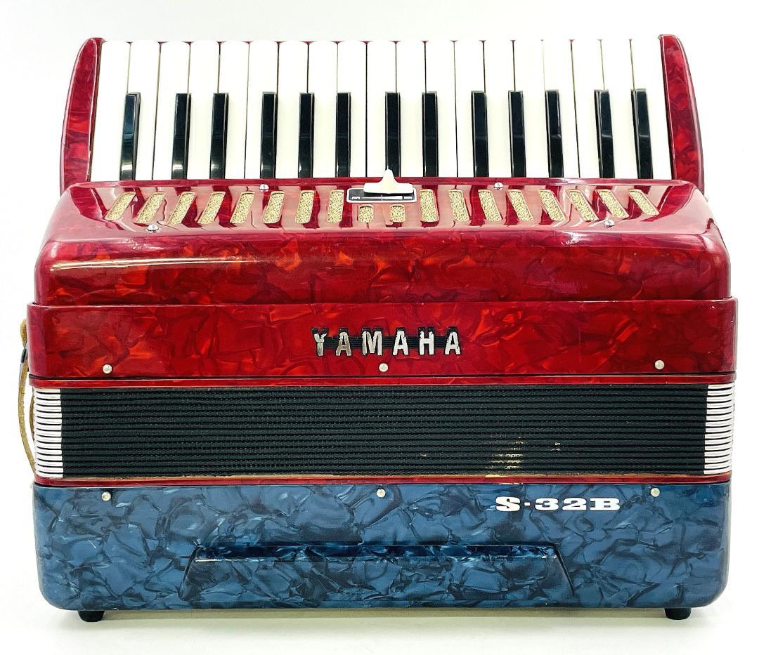 ヤマハ アコーディオン S-32B 【職人検品 音出し動作確認済み 一部難あり】