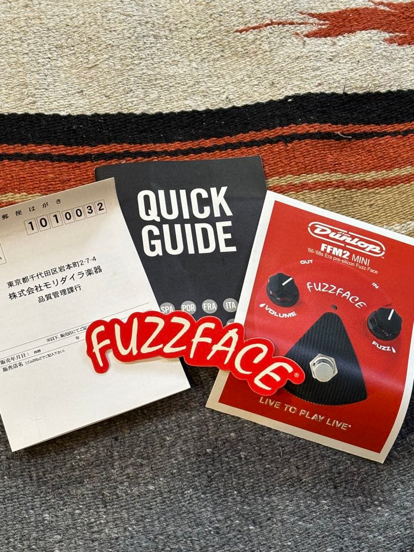 ギター JIM DUNLOP FUZZ FACE MINI FFM2