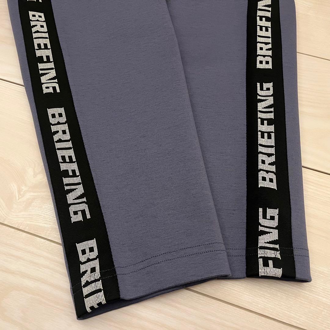 新品★56,100円 レディースM BRIEFING パンツ＆シャツ セット黒灰