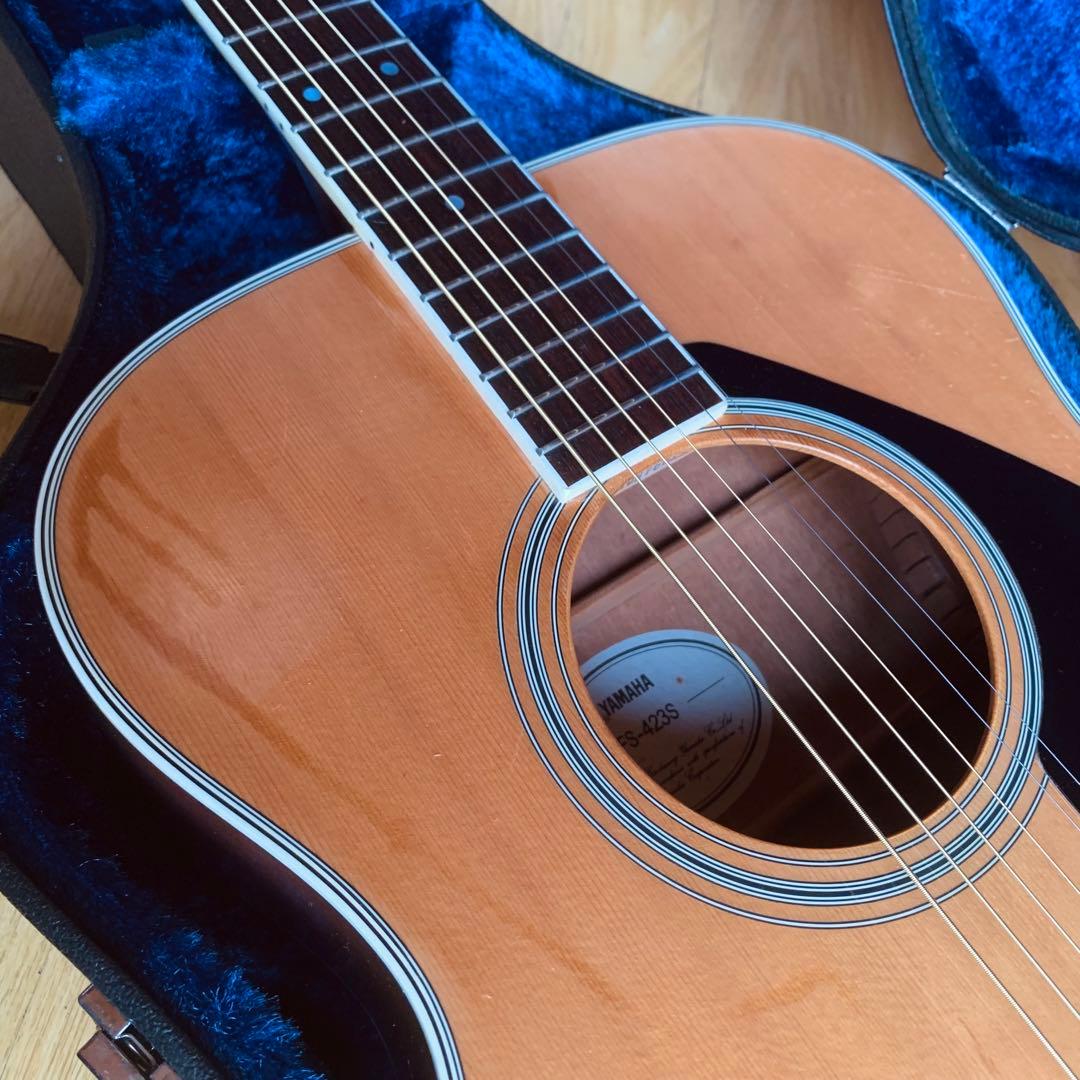 Yamaha FS-423S ハードケース付　メンテ　スプルーストップ単板