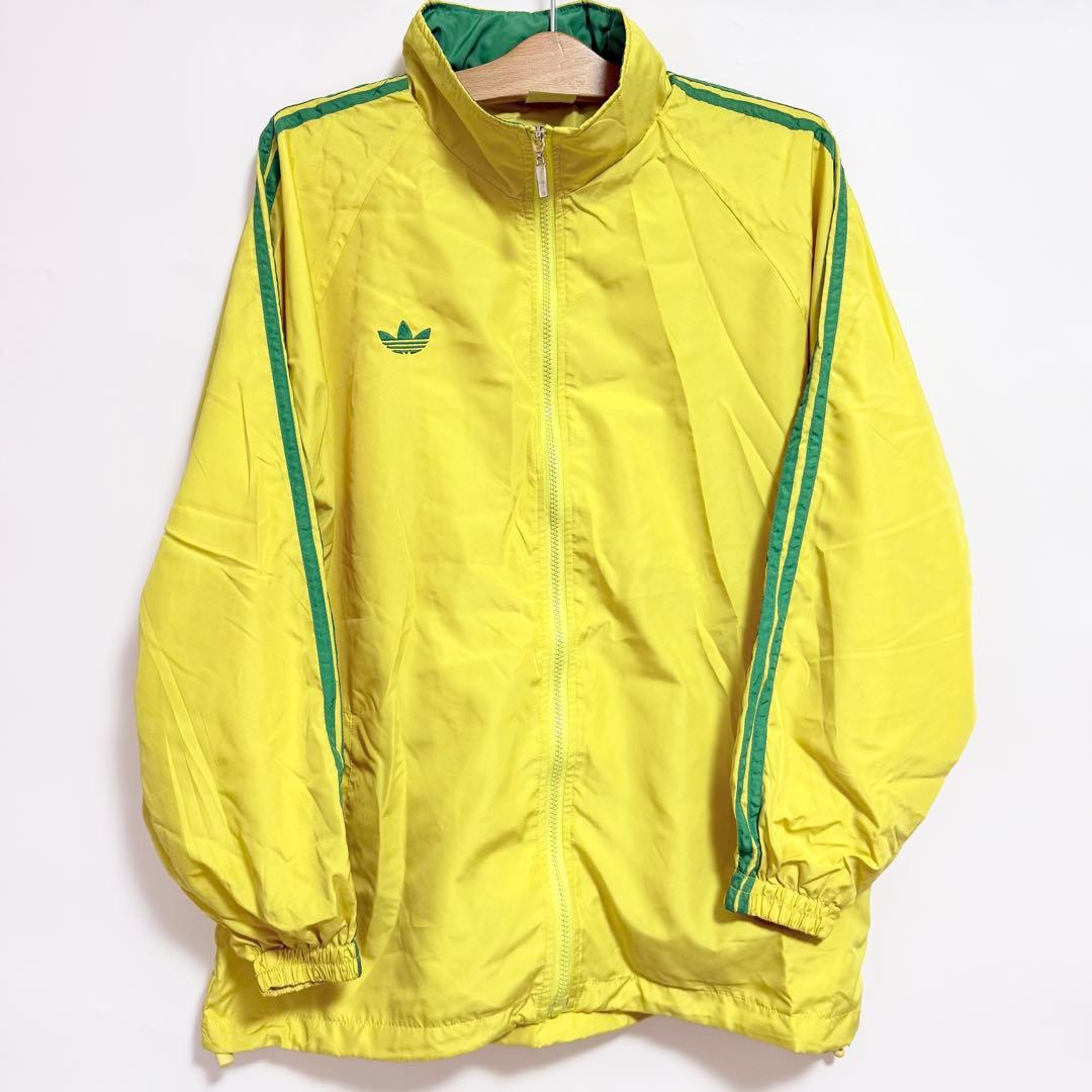 adidas　アディダス　ジャージ　上下セット　セットアップ　イエロー