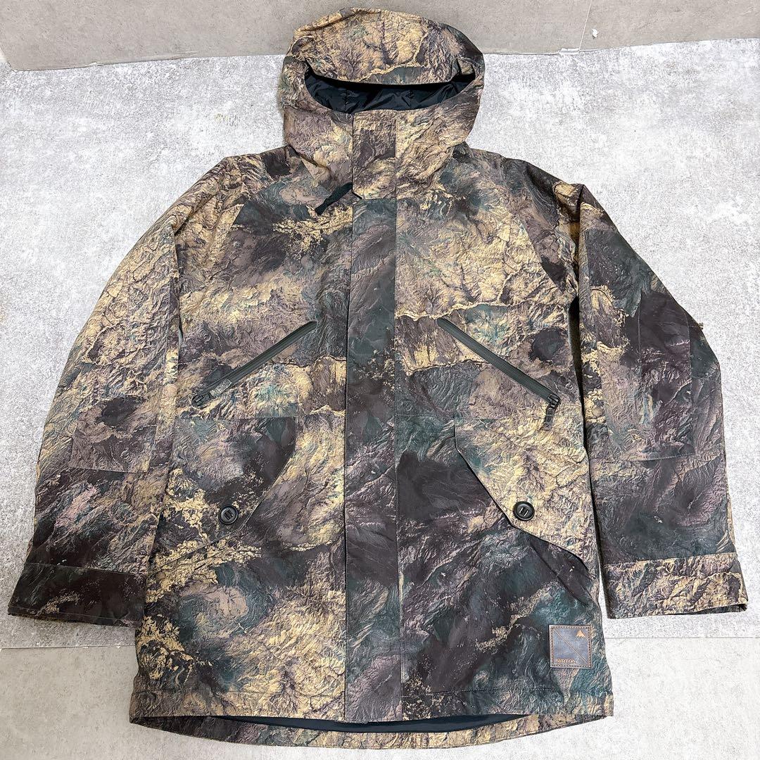 BURTON バートン スノーボード スノボ スキー ウェア S カモフラ 迷彩