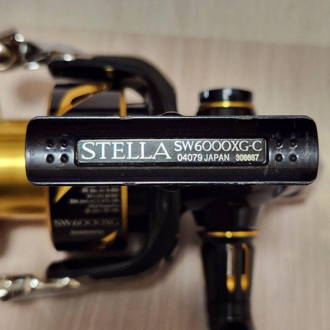 20ステラSW 6000XG 美品 ゴリ感シャリ感なし スプールエッジ傷なし