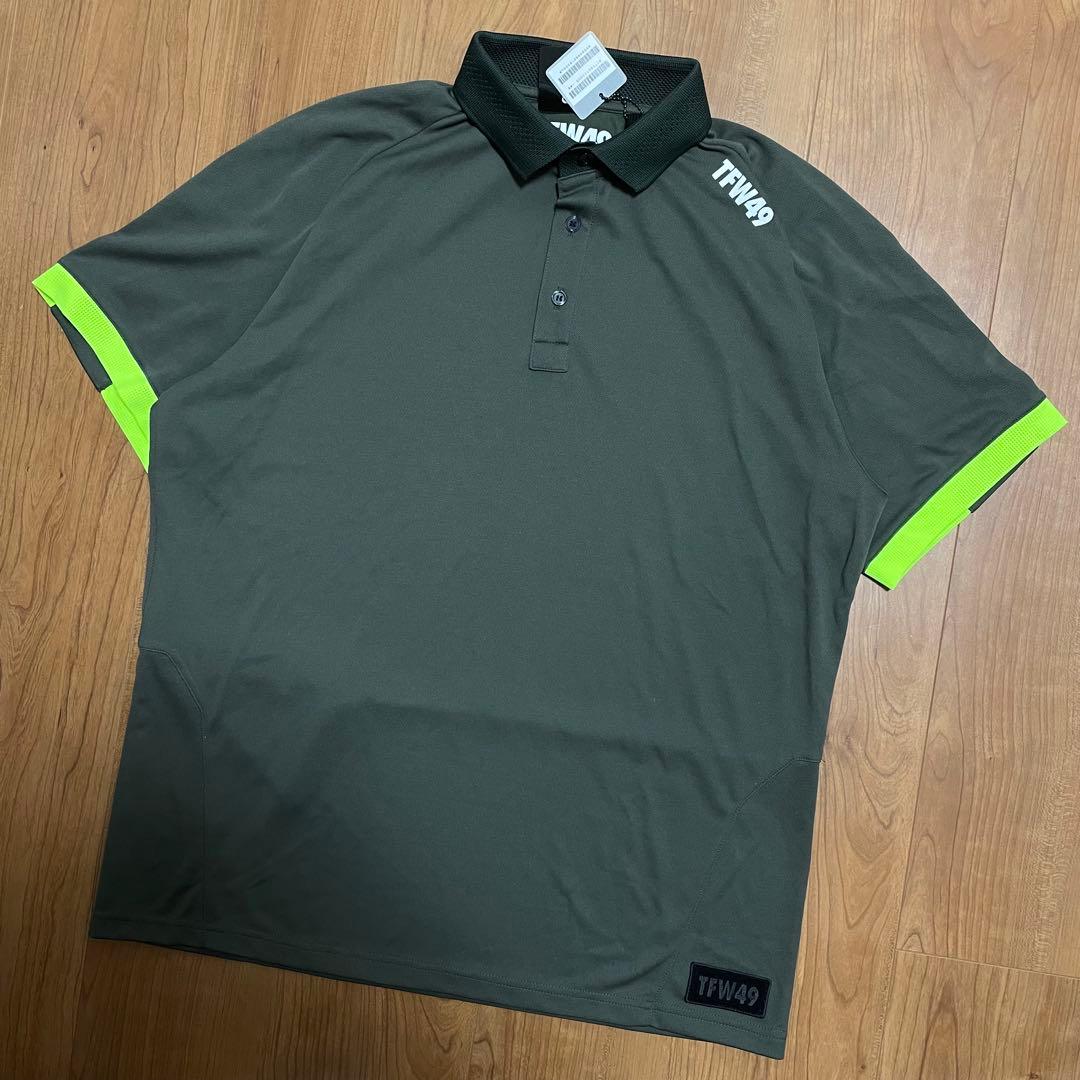 新品タグ付き　TFW49 ポロシャツ　カーキ　6 XL ゴルフ