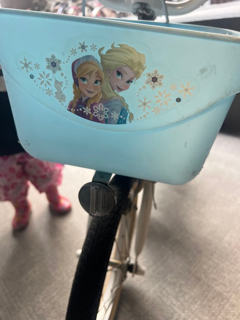 【引き取りお願いします】子供用自転車16インチ　アナと雪の女王　エルサ　アナ