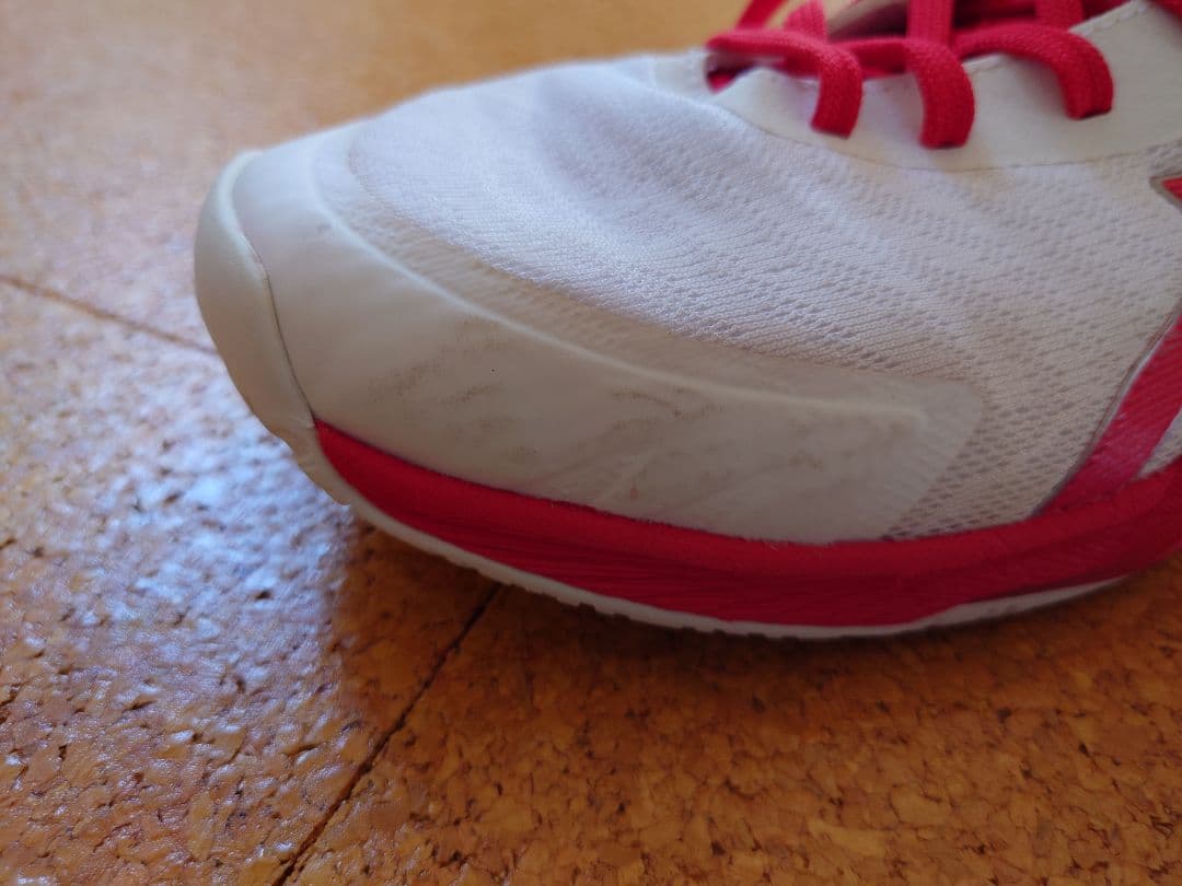 バレーボールシューズ ASICS V-SWIFT FF3 26.5cm　白/赤