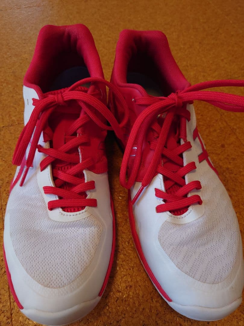 バレーボールシューズ ASICS V-SWIFT FF3 26.5cm　白/赤
