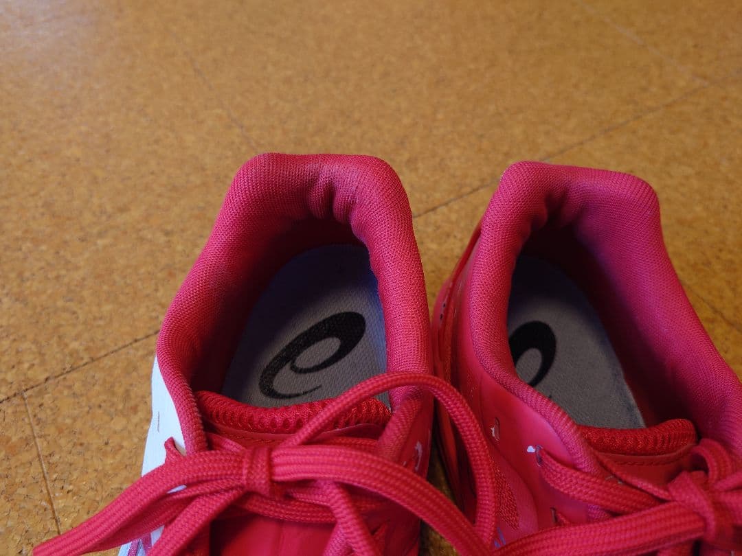 バレーボールシューズ ASICS V-SWIFT FF3 26.5cm　白/赤