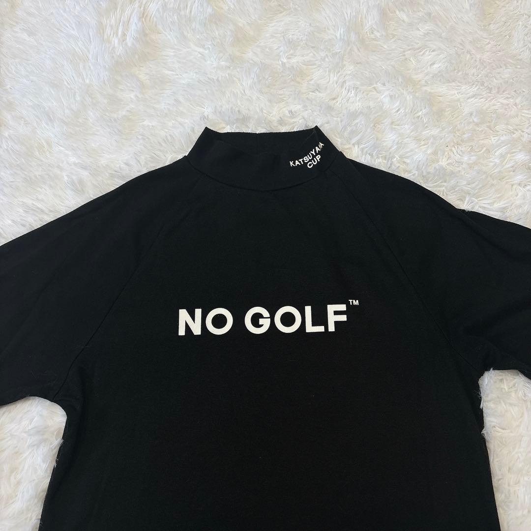 NO COFFEE　CLUB HAUS コラボ 半袖 モックネックウェアS 黒