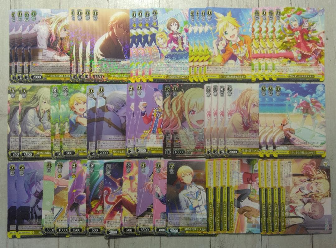 ヴァイスシュヴァルツ　プロジェクトセカイ　プロセカ　デッキパーツセット