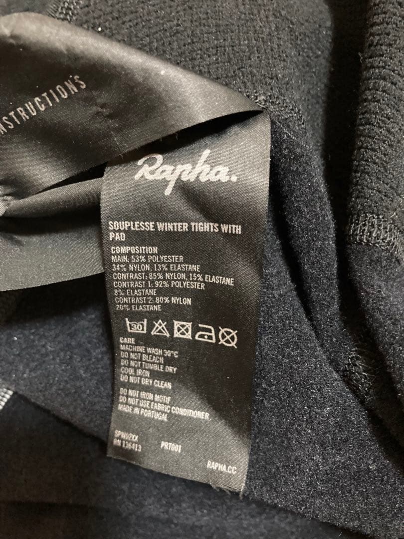 ラファ rapha ビブタイツS 冬　サイクルウエア　ウインタービブ