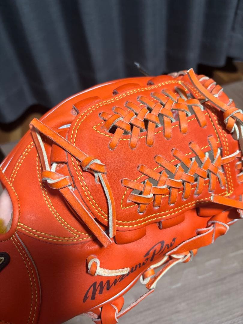 Mizuno Pro オレンジ グローブ 箱付き