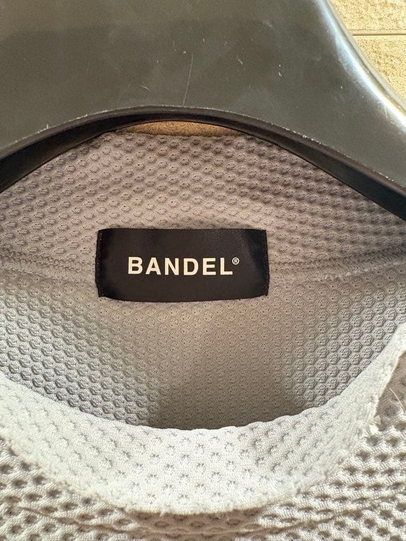 BANDEL ゴルフウェア メッシュシャツ ブラック・ホワイト XXL