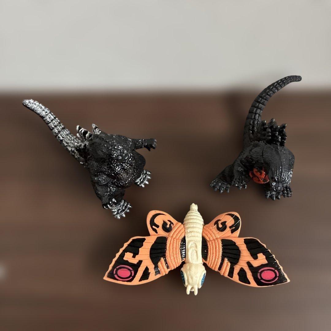 絶版ゴジラVSモスラ　フィギュアセット