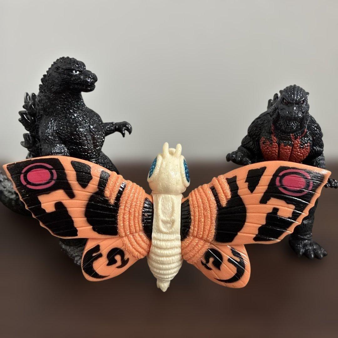 絶版ゴジラVSモスラ　フィギュアセット