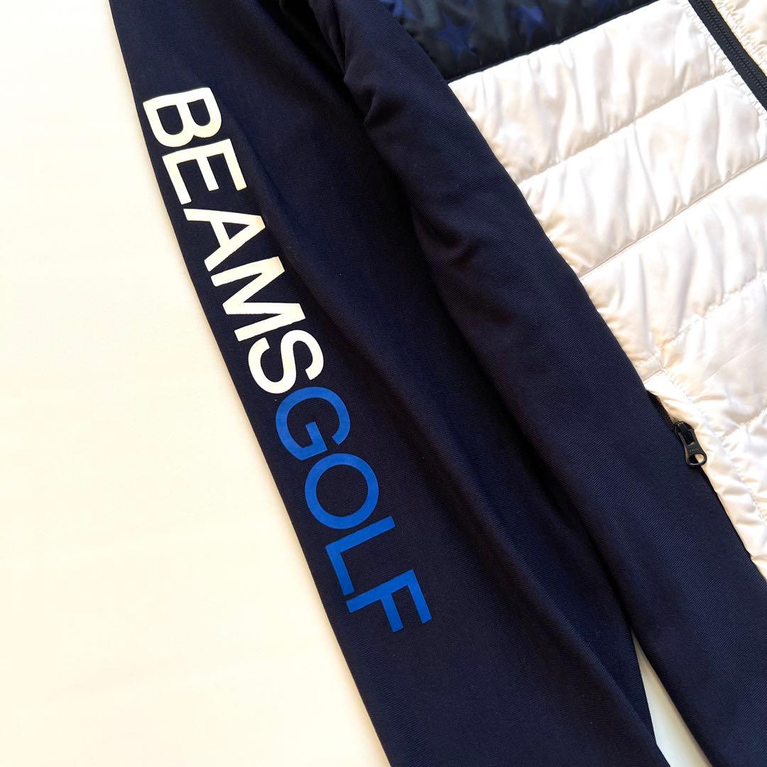 BEAMS GOLF ビームスゴルフ　星柄　ダウンジャケット　メンズ　中綿　M