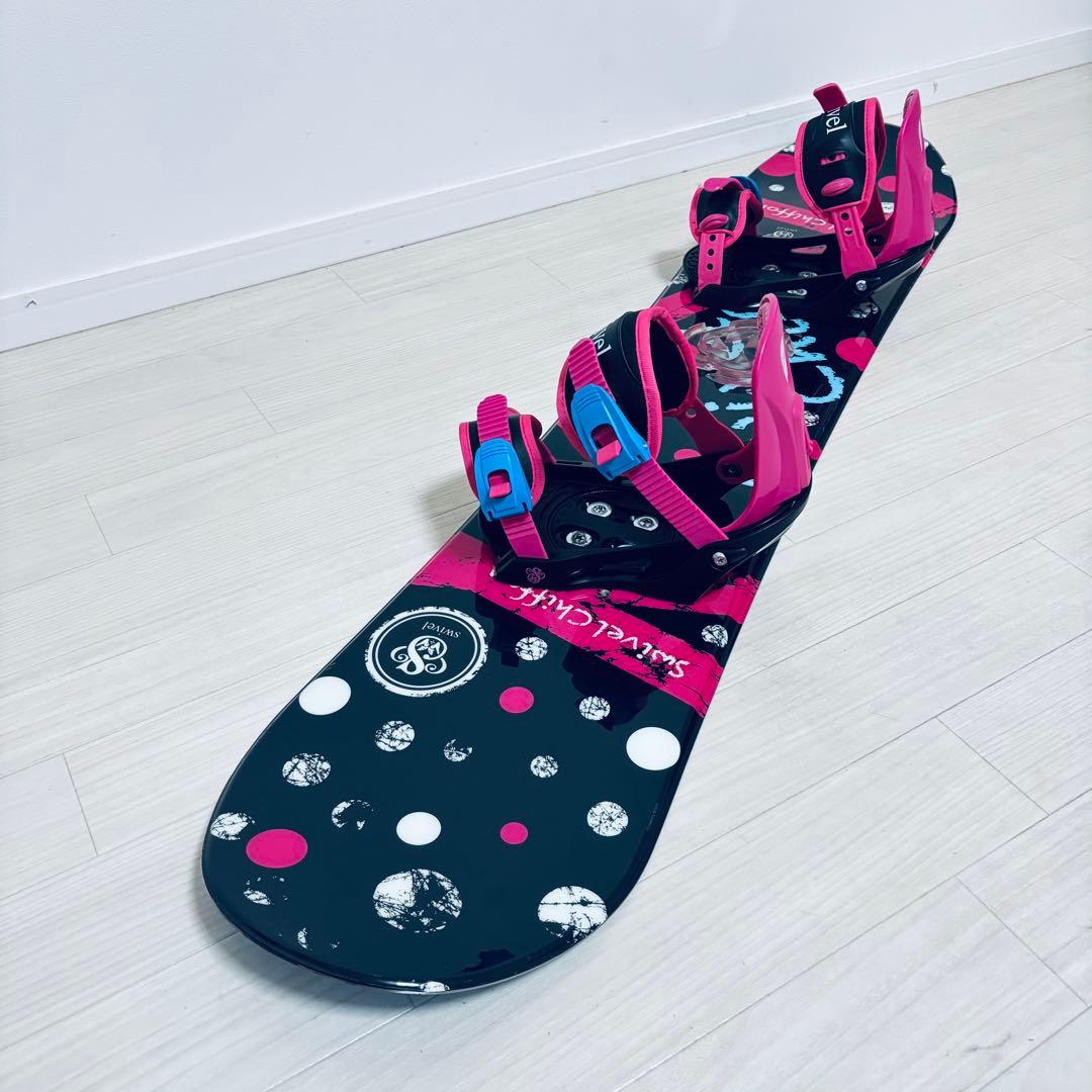 Swivel 128cm 3点セット キッズ レディース スノーボード