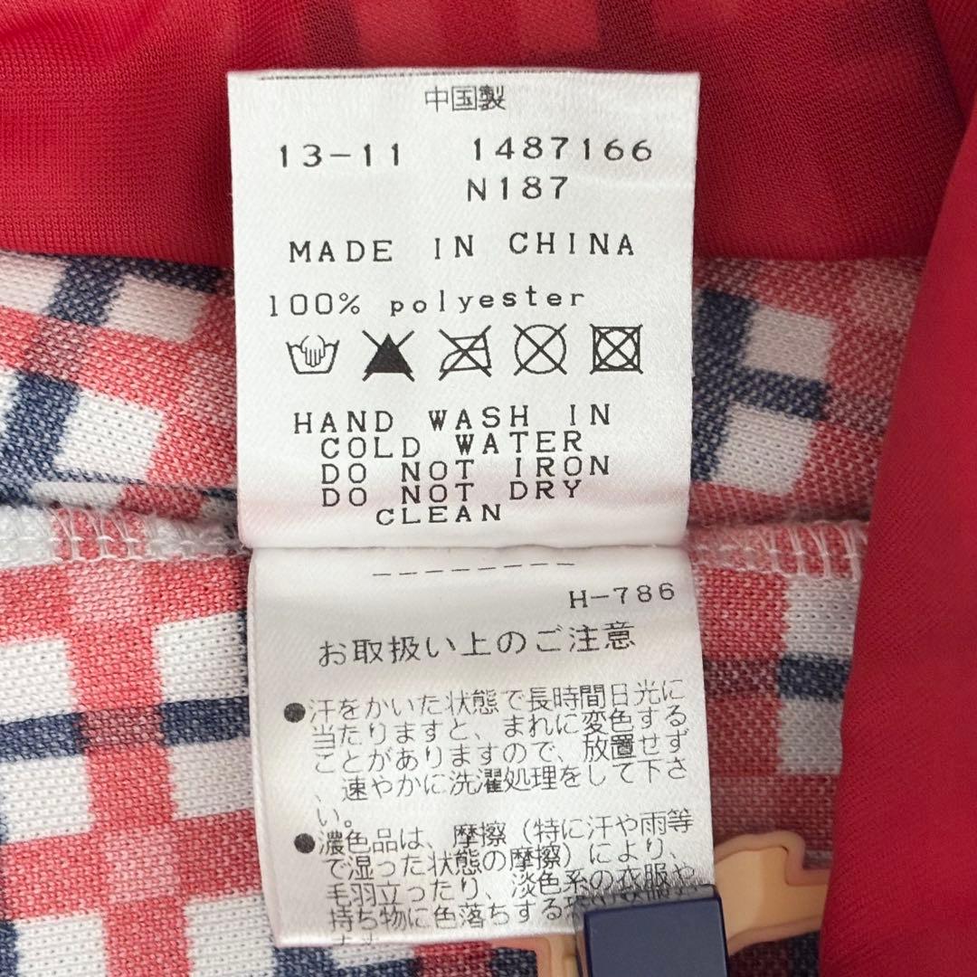 Callaway キャロウェイ ゴルフウェア ミニワンピース チェック柄 赤 M
