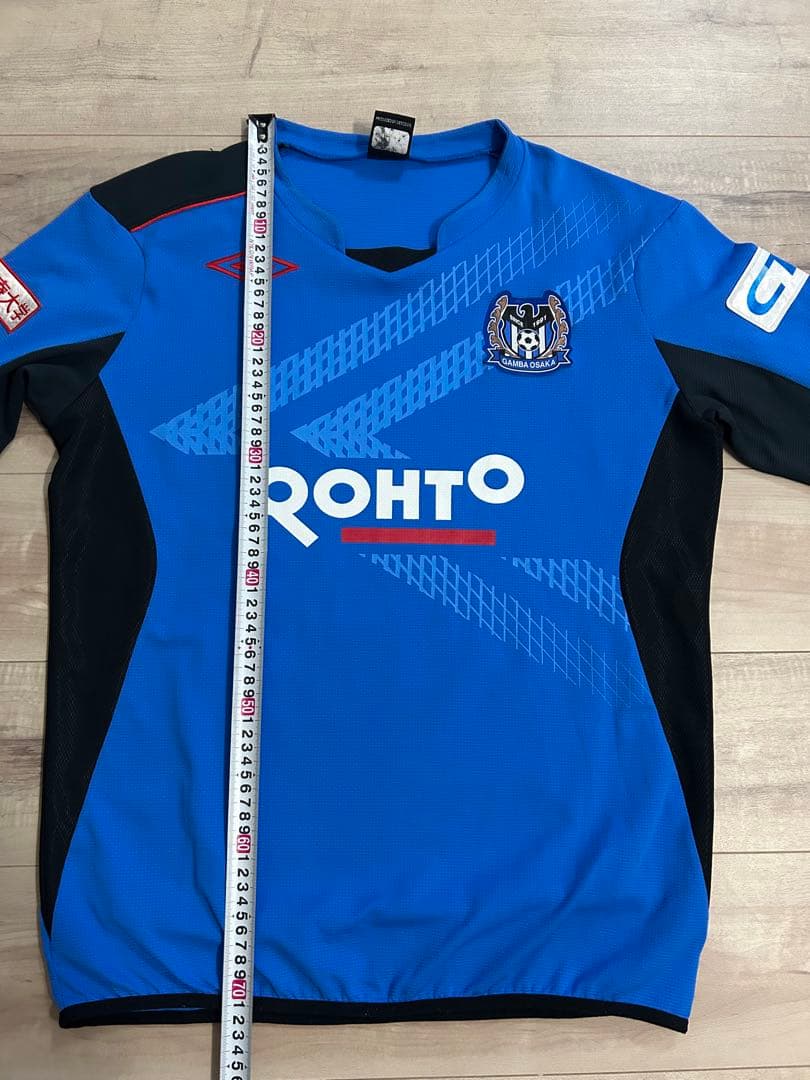 ガンバ大阪　アンブロ　UMBRO 長袖　サッカーウェア　ブルー　Oサイズ