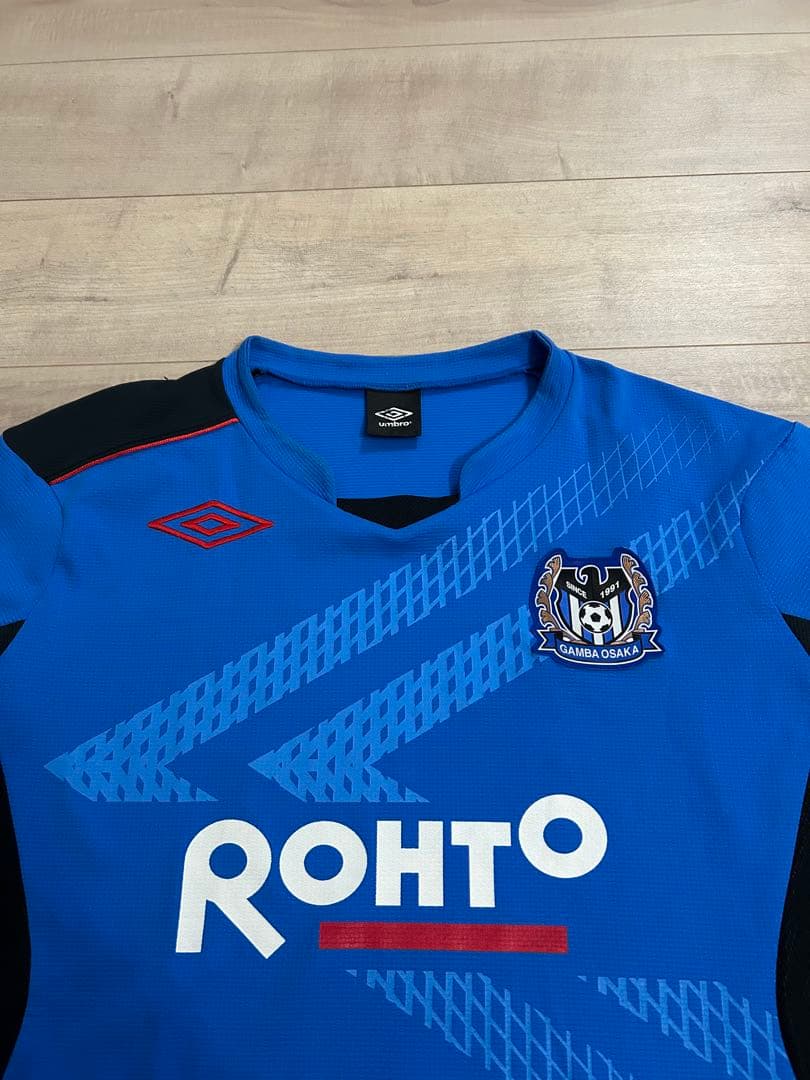 ガンバ大阪　アンブロ　UMBRO 長袖　サッカーウェア　ブルー　Oサイズ