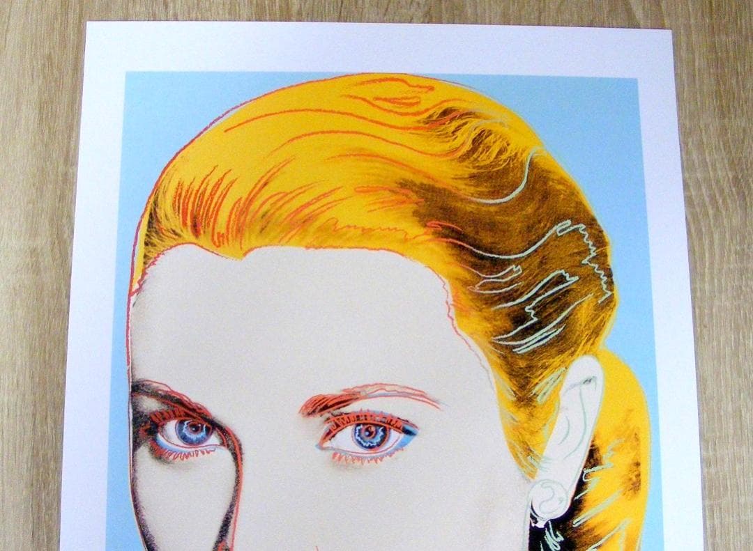 ウォーホル Grace Kelly (1983) ドイツ製ポスター