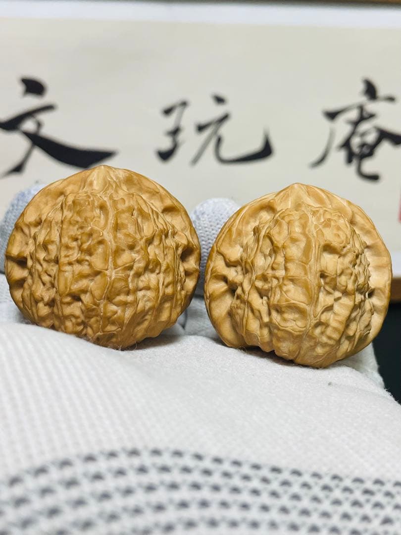 ❤️新入荷❤️No.685-a❤️文玩くるみ（文玩核桃） 精配南瓜